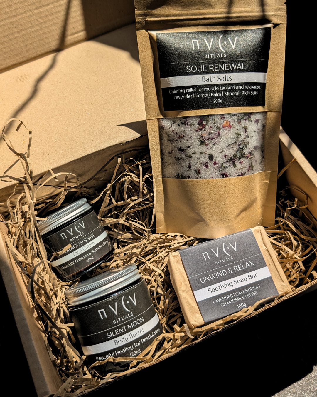 Evening Ritual Bundle – Vegan Self-Care & Relaxation Gift Set